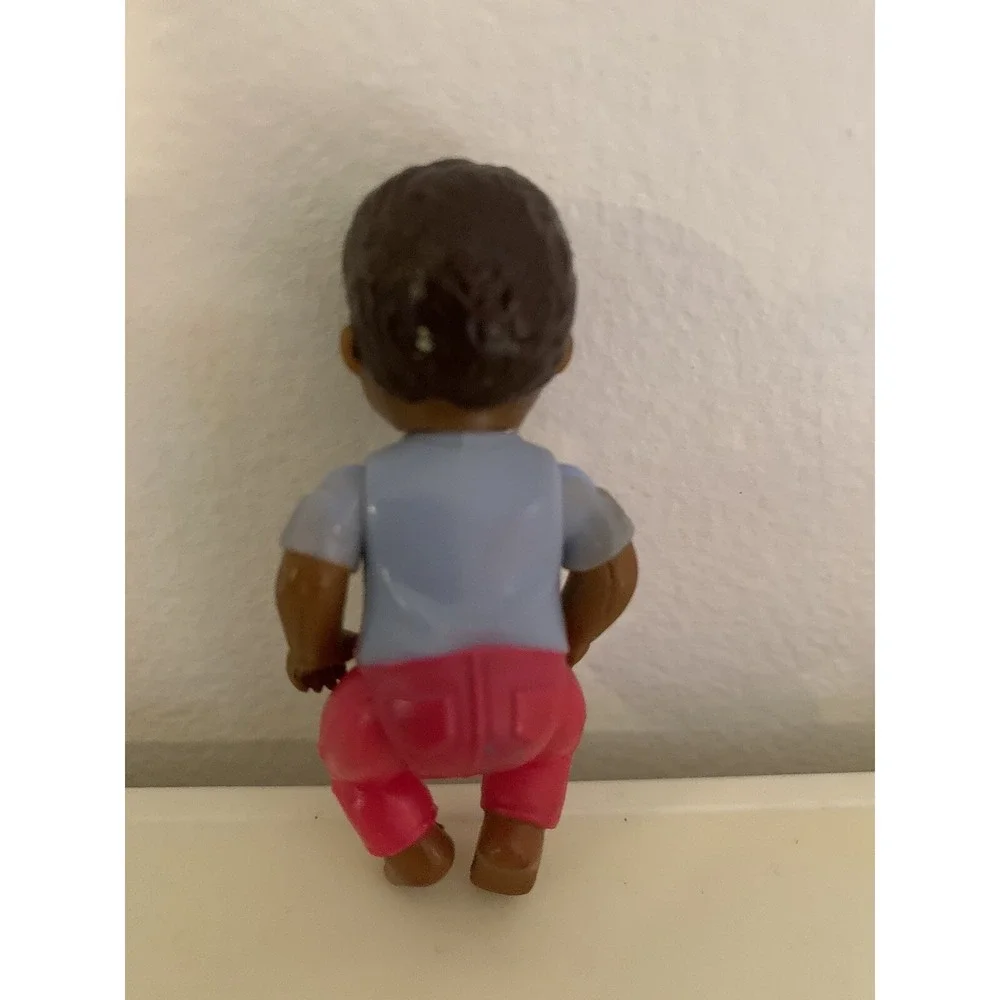 FISHER PRICE Loving Family Dollhouse AFRICAN AMERICAN AA BABY BOY INFANT  Mouse